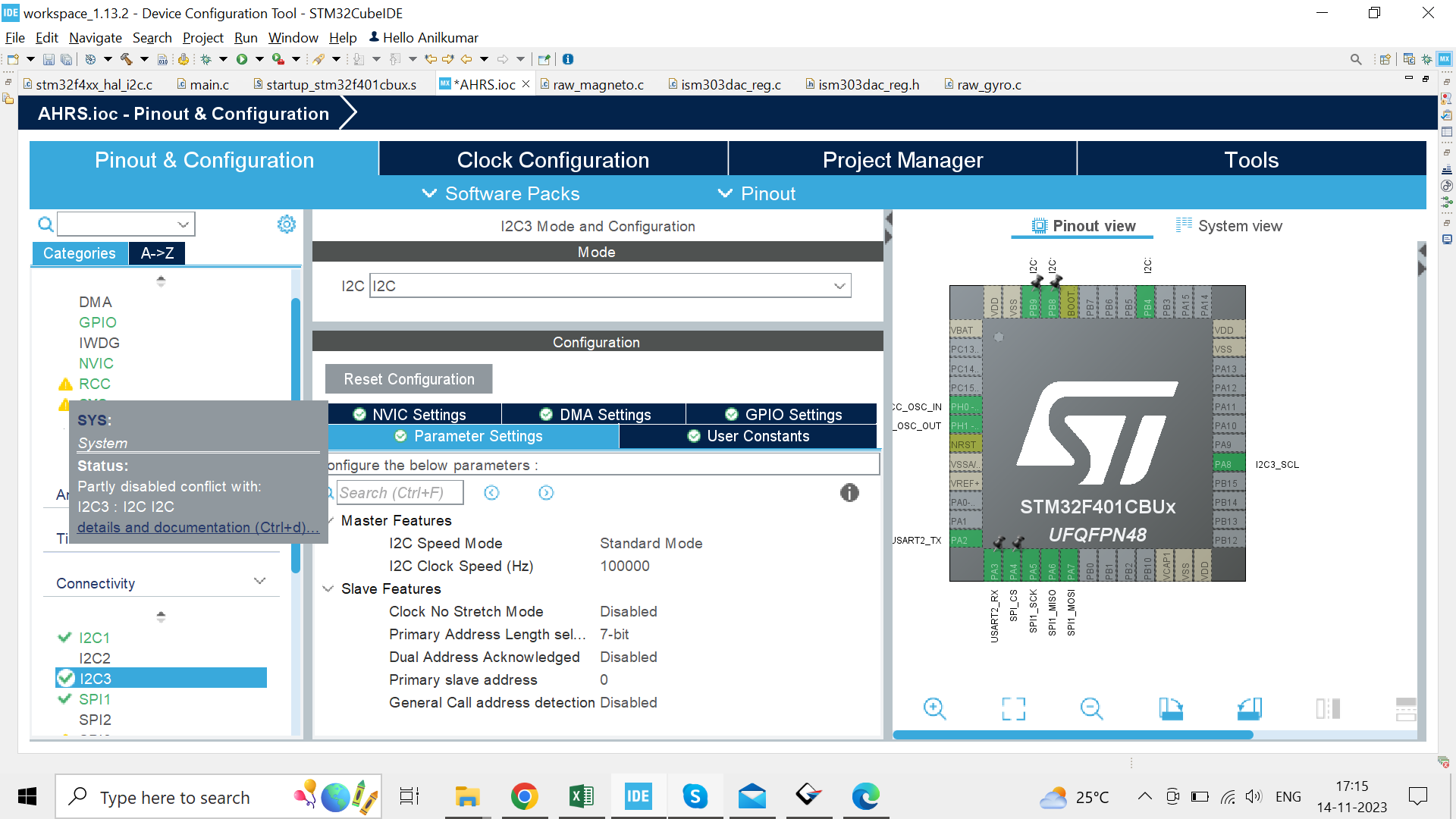 Solved I C Communication Stmicroelectronics Community